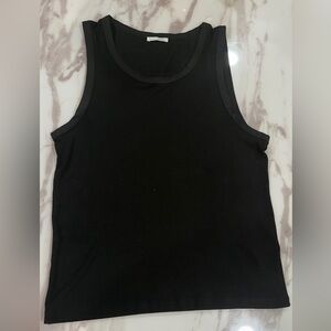 Black Sleeveless Tank Top Zara men